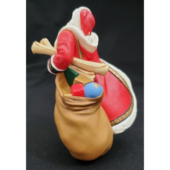 HALLMARK Night Before Christmas SANTA CLAUS Keepsake Ornament MISSING panda 2001 - Picture 9 of 11